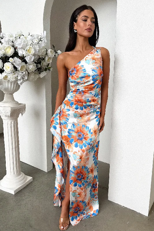 Elianna Maxi Dress - Blue Floral