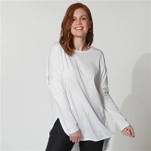 Haven Tavini Long Sleeve T-Shirt - Snow