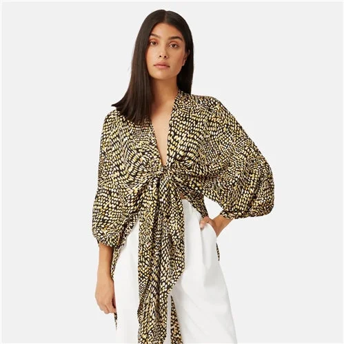 Traffic People Midtown Mayhem Kimono Drape