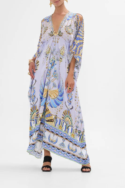 SPLIT SLEEVE KAFTAN WITH HARDWARE UNDER SCARAB SKIES