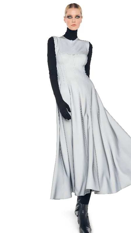 SLEEVELESS LONG GRACE DRESS