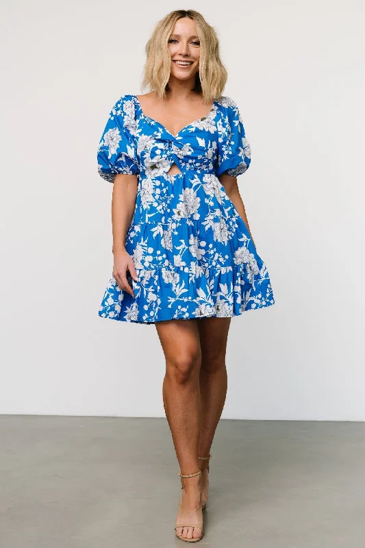 Westbrook Mini Dress | Blue Floral