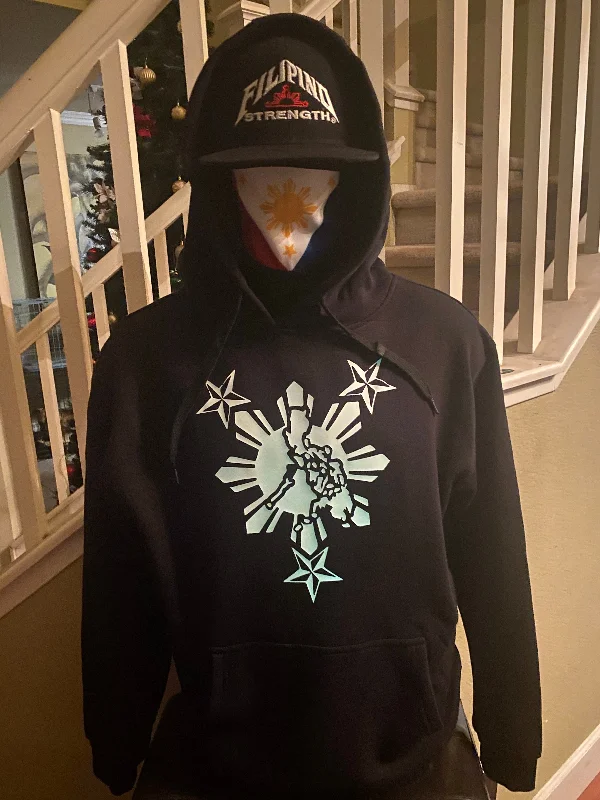 3 Stars and Sun Glow Hoodies Glow in the Dark