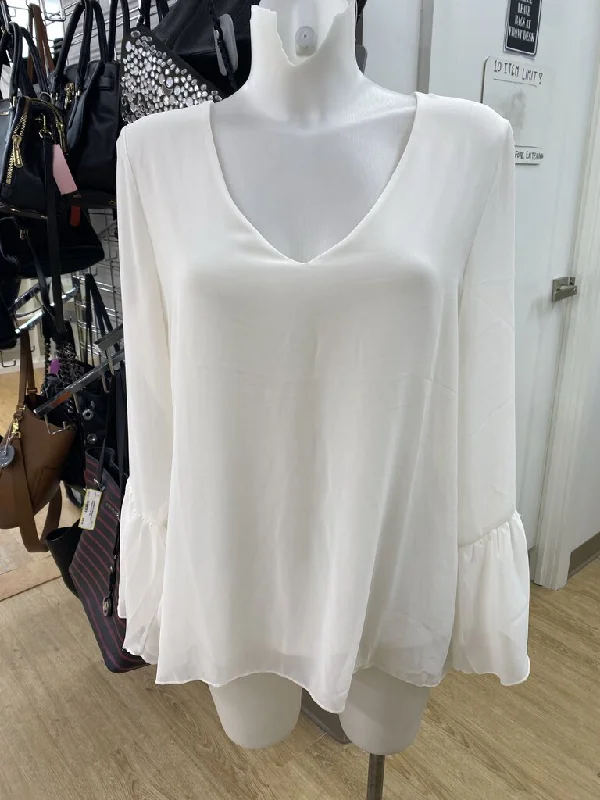 Banana Republic sheer overlay top NWT M