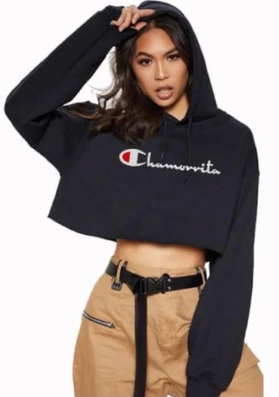 Chamorrita Champion Crop Top Hoody