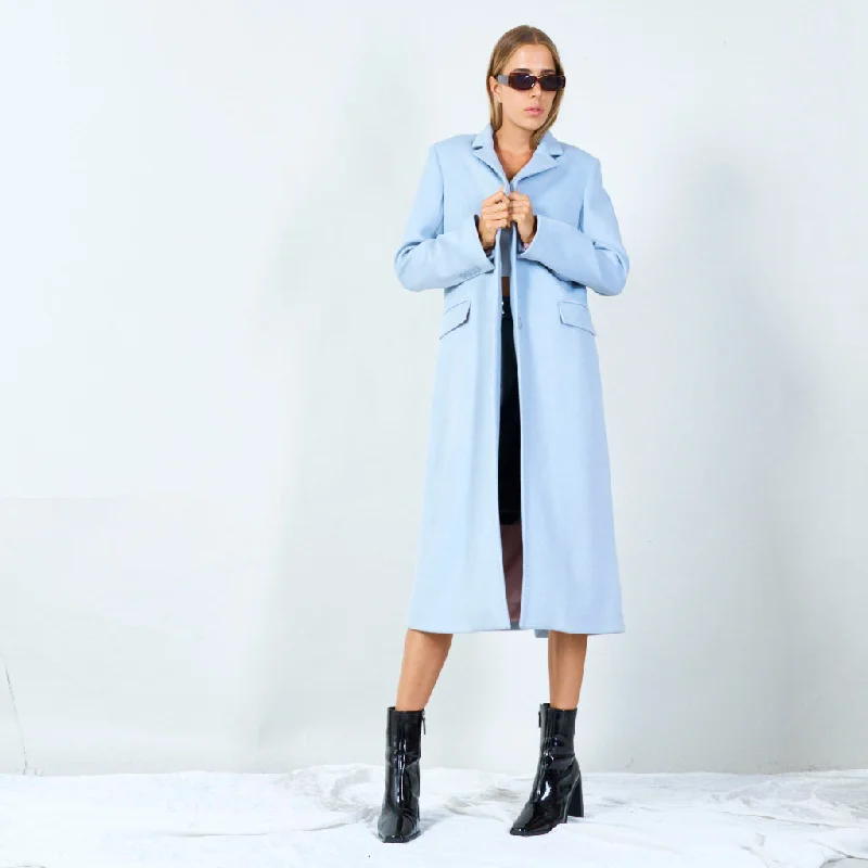 Classic long tailored coat wholesale