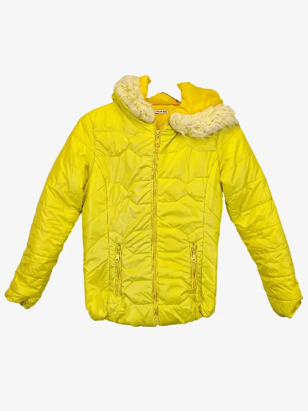 Cotto Woman Lemon Splice Puffer Jacket Size S