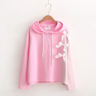 Cute Bow Hooded Sweater YV434