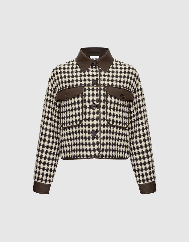 Argyle Button Up Jacket