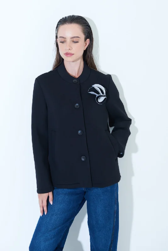 Elegant button-up jacket wholesale