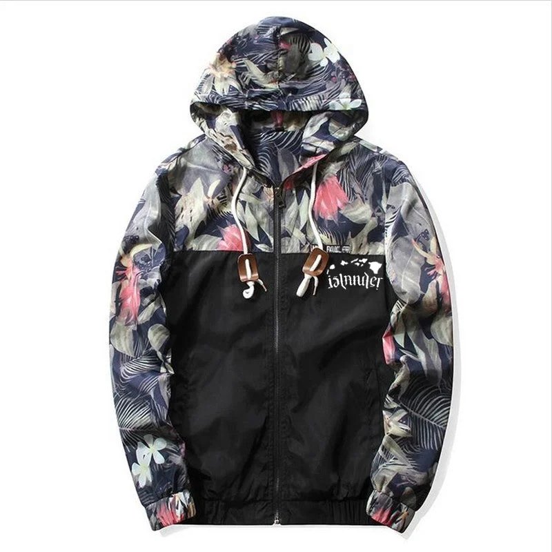 Hawaii Islander Palm Floral Jacket