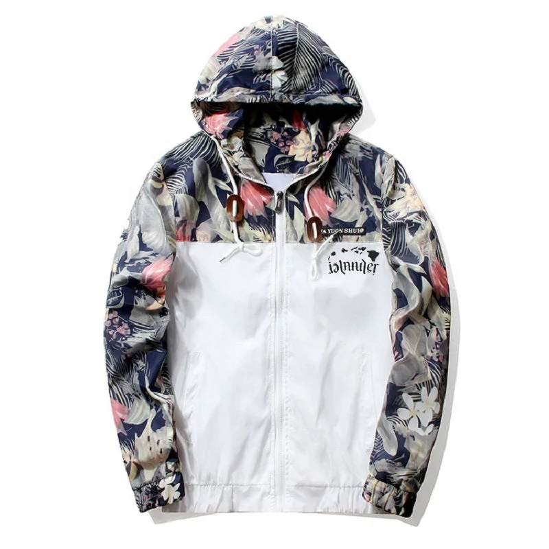 Hawaii Islander Palm Floral Jacket