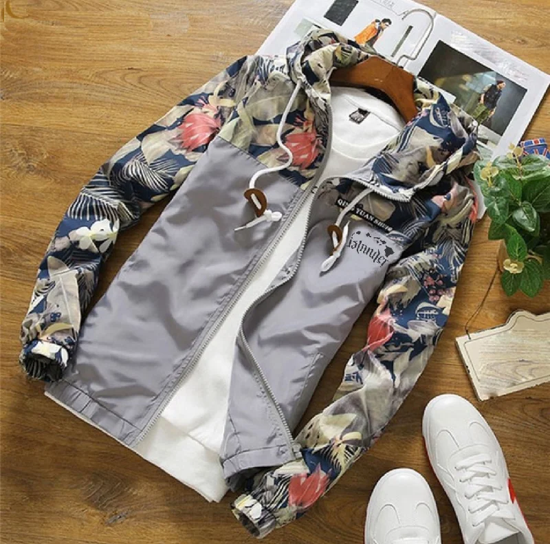 Hawaii Islander Palm Floral Jacket