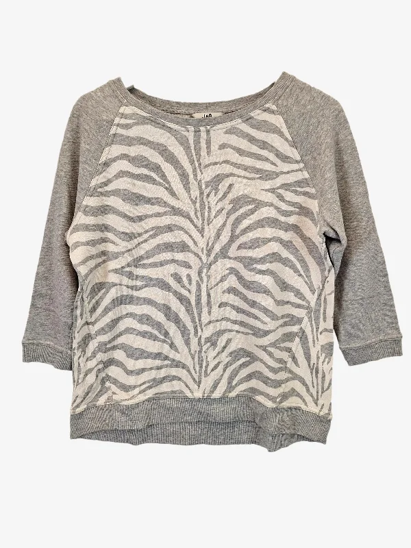 Jag Zebra Print Sweatshirt Jumper Size S