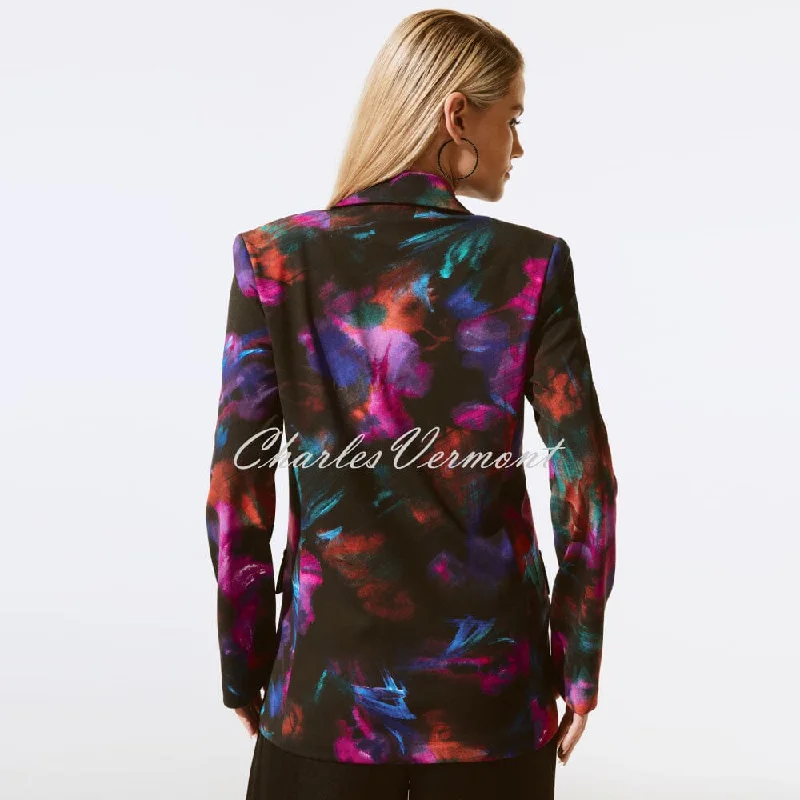 Joseph Ribkoff Colour-Burst Print Blazer Jacket - Style 243723