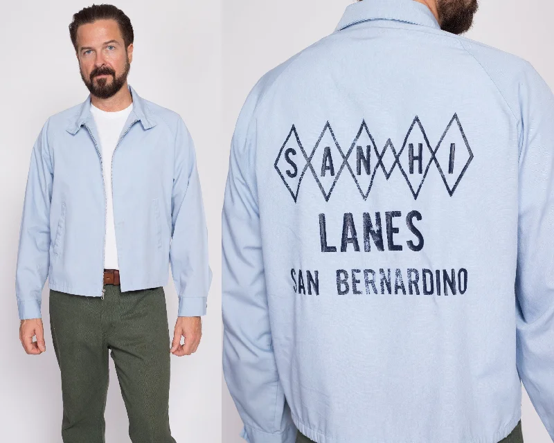 Large 70s San-Hi Lanes San Bernadino Bowling Alley Jacket