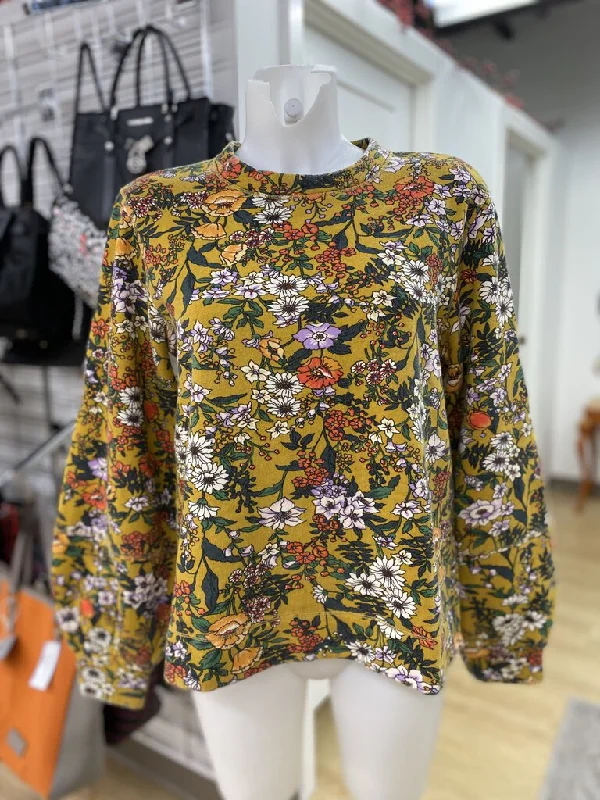 Maeve floral crew neck S