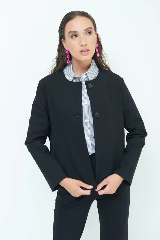 Minimalist button-up jacket wholesale