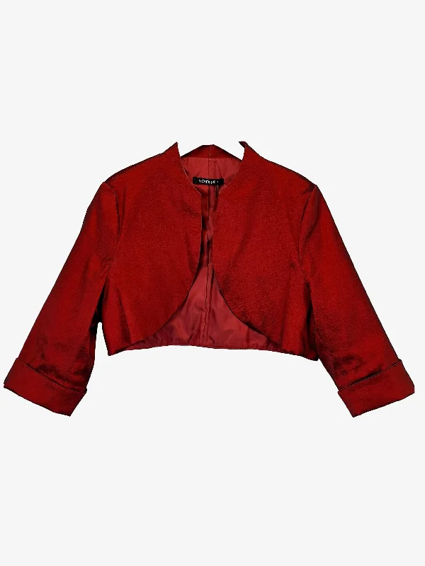 Montique Shot Taffeta Evening Belero Jacket Size 18