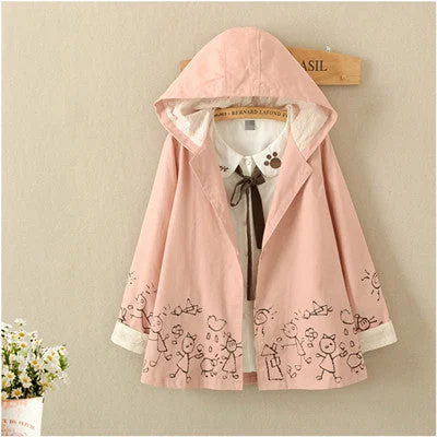 Mori girl cape style fall jacket YV2368