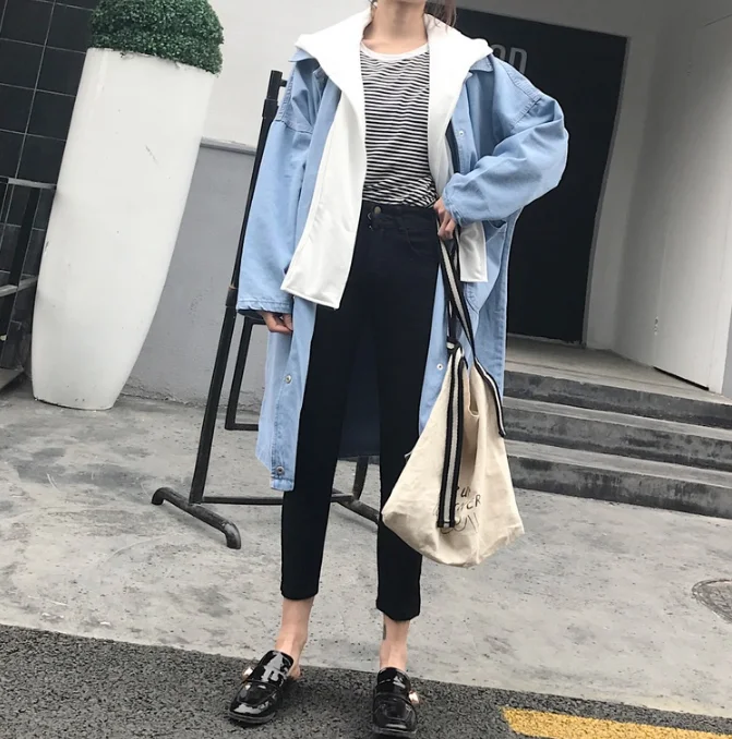 New bf wind loose denim jacket YV2168