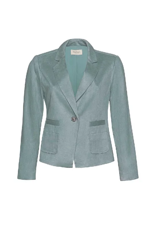 Pat Suedee Jacket in Light Denim MS1230 by Madly Sweetly