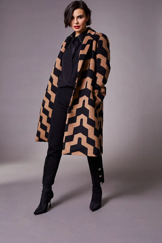 Peruzzi - W23514 Zig Zag Coat