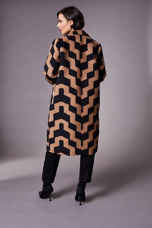 Peruzzi - W23514 Zig Zag Coat