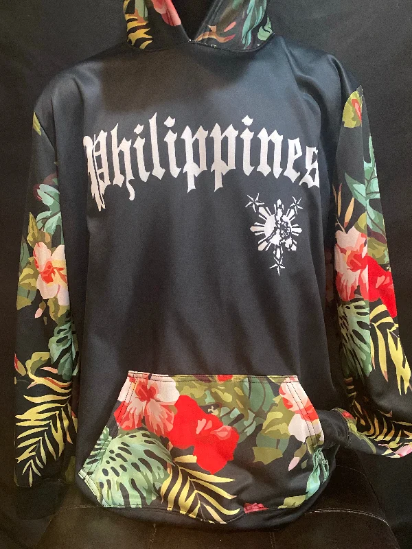 Philippines Islands Floral Hoodies