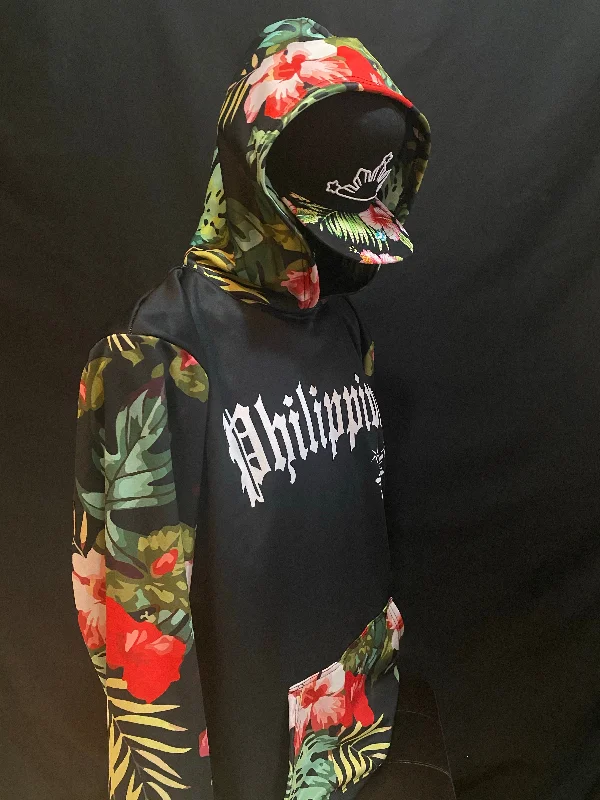 Philippines Islands Floral Hoodies