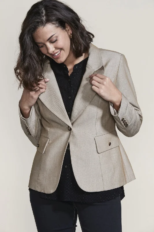 Summit Blazer Last ONE Sz 8 - in Latte NLA3006 by Lania the Label