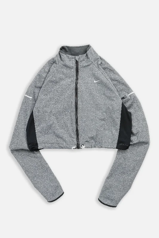 Rework Nike Crop Windbreaker - L