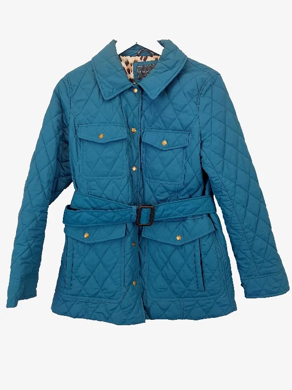 Sportscraft Essential Quilted Teal Jacket Size 12