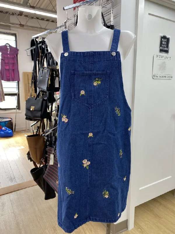 Twik/Simons embroidered denim dress M