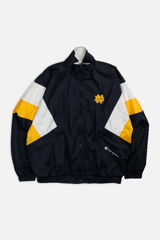 Vintage Notre Dame Champion Windbreaker Jacket - L