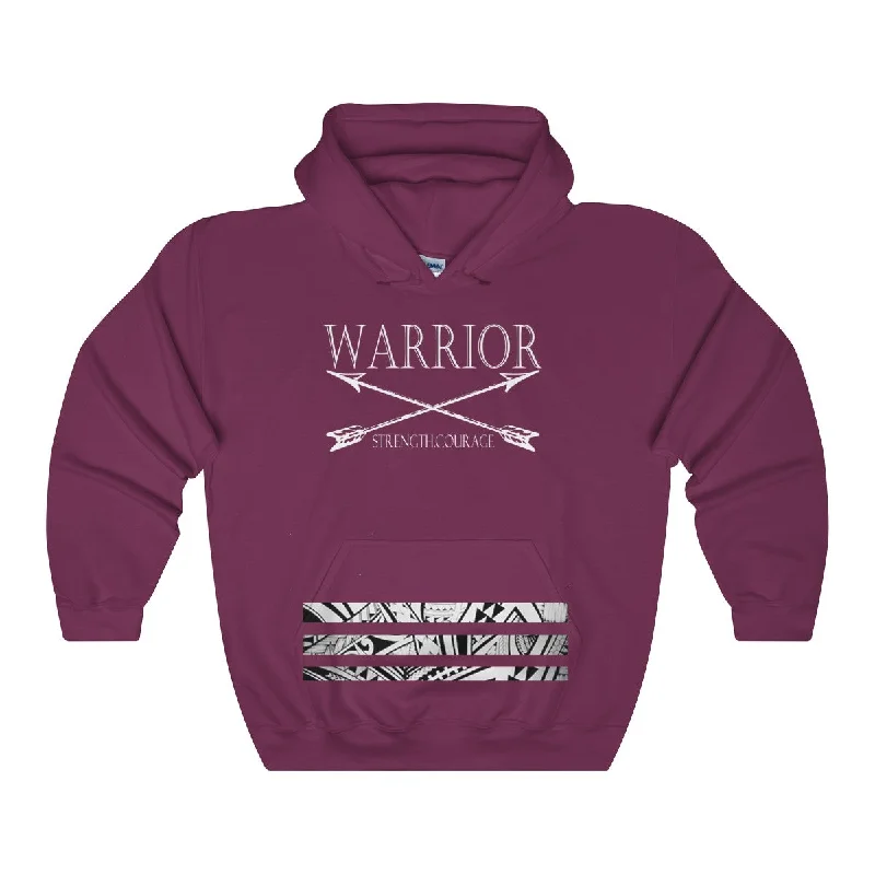 Warrior Tribal Bar Hooded Sweatshirt