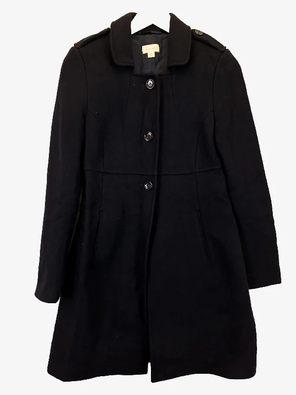 Witchery Single Breasted Structured Wool  Coat Size 8